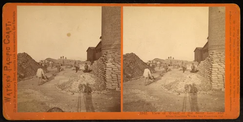 View of Wharf of the Selby Lead and Silver Smelting Works, San Francisco, California